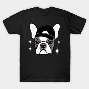 French Bulldog Gangsta Rap Dog Owner Frenchie Funny Dog T-Shirt